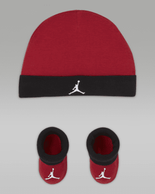 Jordan Baby 0 9M Hat and Booties Set. Nike
